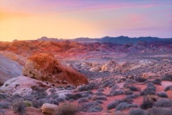 Sunset at the red rocks